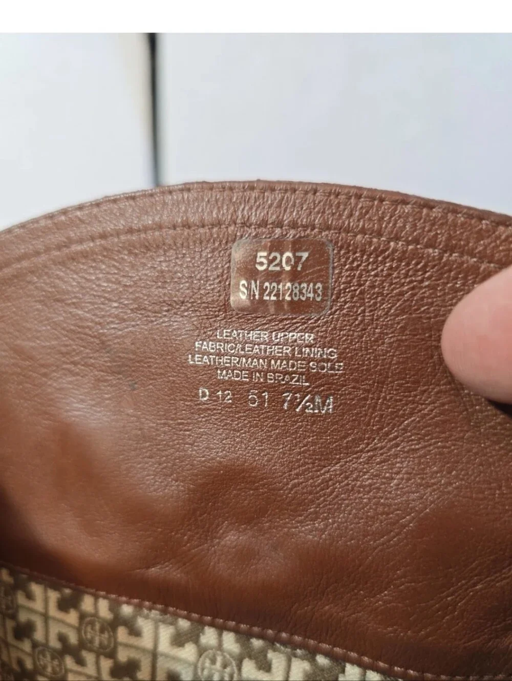 Tory Burch Womens Brown Leather Riding Boots - Classic Equestrian Style Size 7.5
